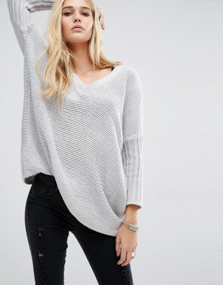 deep-v-neck-oversized-sweater